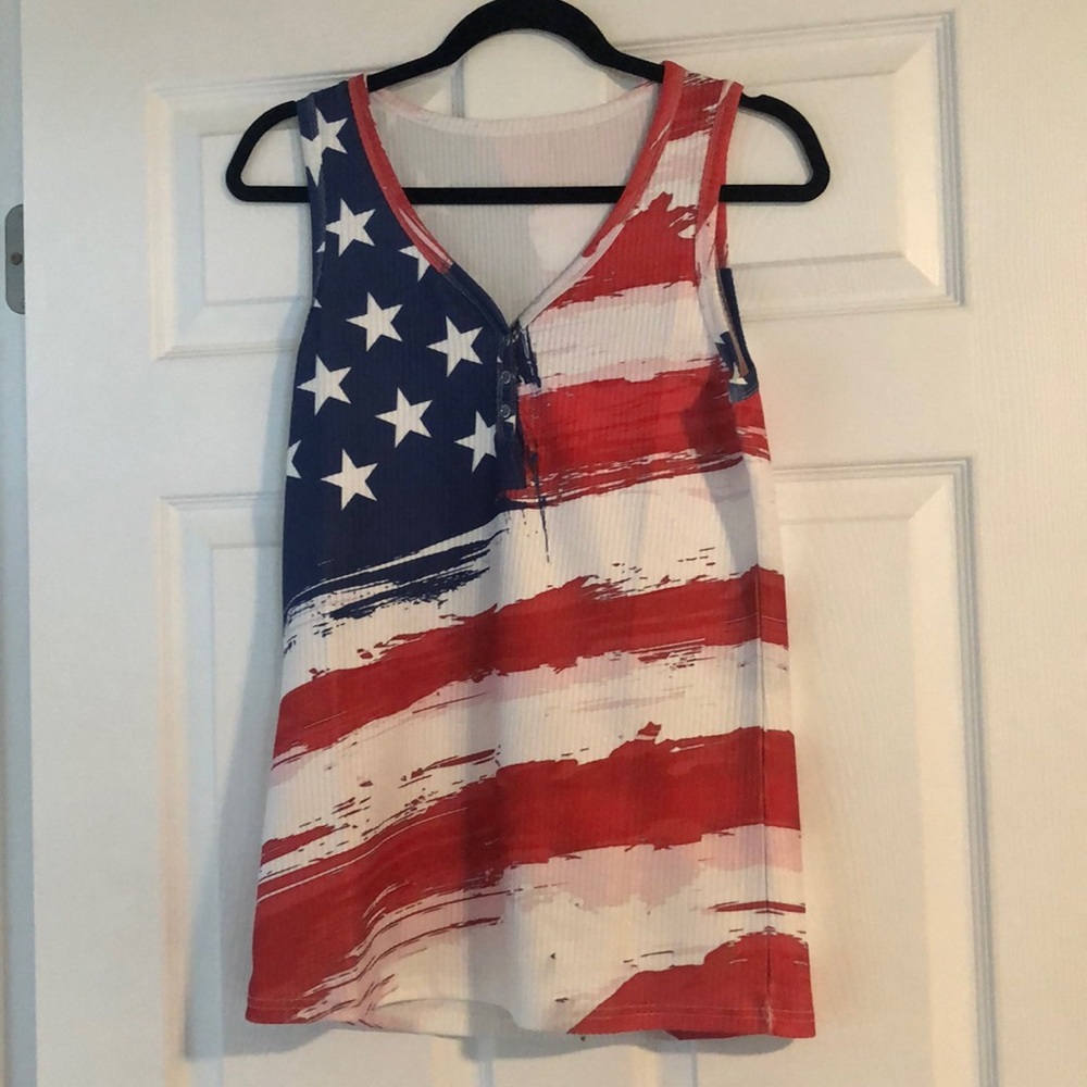 American Flag Tank - Large